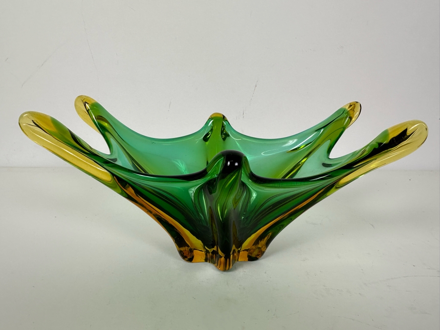 Vintage Italian Murano Glass Bowl 10'W X 6'D X 5'H [Photo 2]