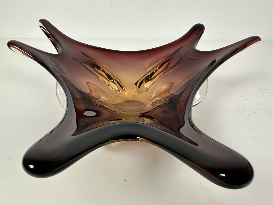 Vintage Italian Murano Glass Bowl 13.5'W X 12'D X 4'H [Photo 8]