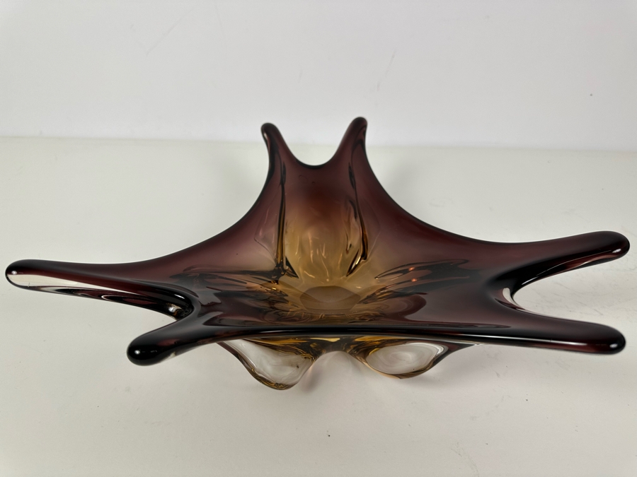Vintage Italian Murano Glass Bowl 13.5'W X 12'D X 4'H [Photo 11]