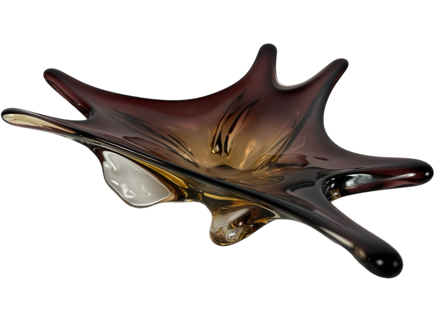 Vintage Italian Murano Glass Bowl 13.5'W X 12'D X 4'H [Photo 2]