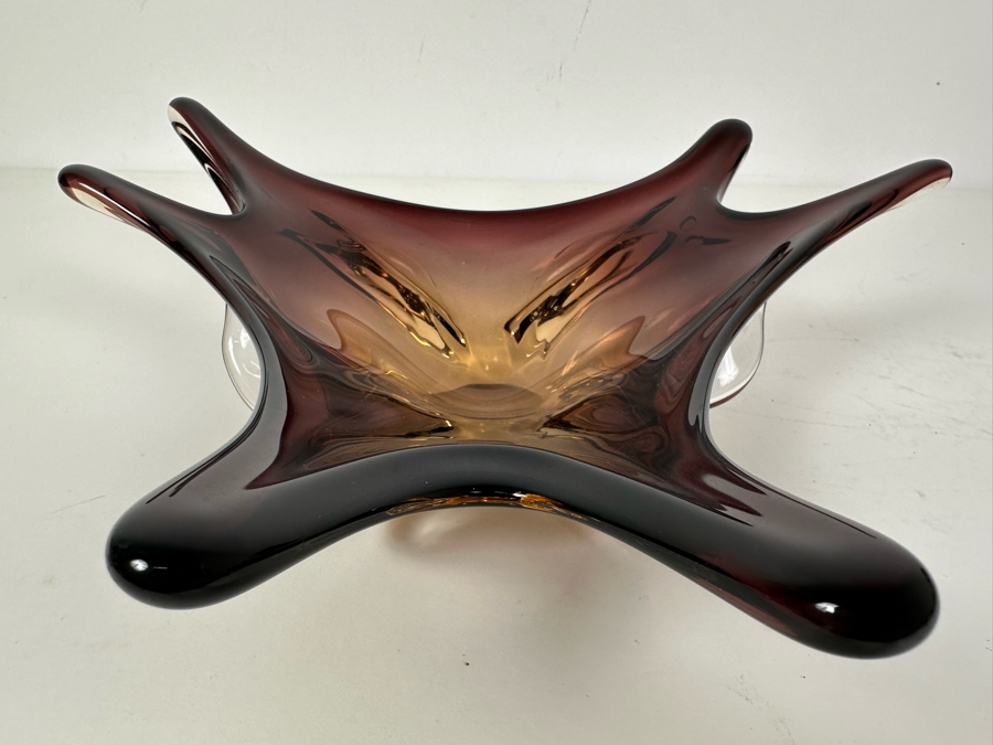 Vintage Italian Murano Glass Bowl 13.5'W X 12'D X 4'H [Photo 7]