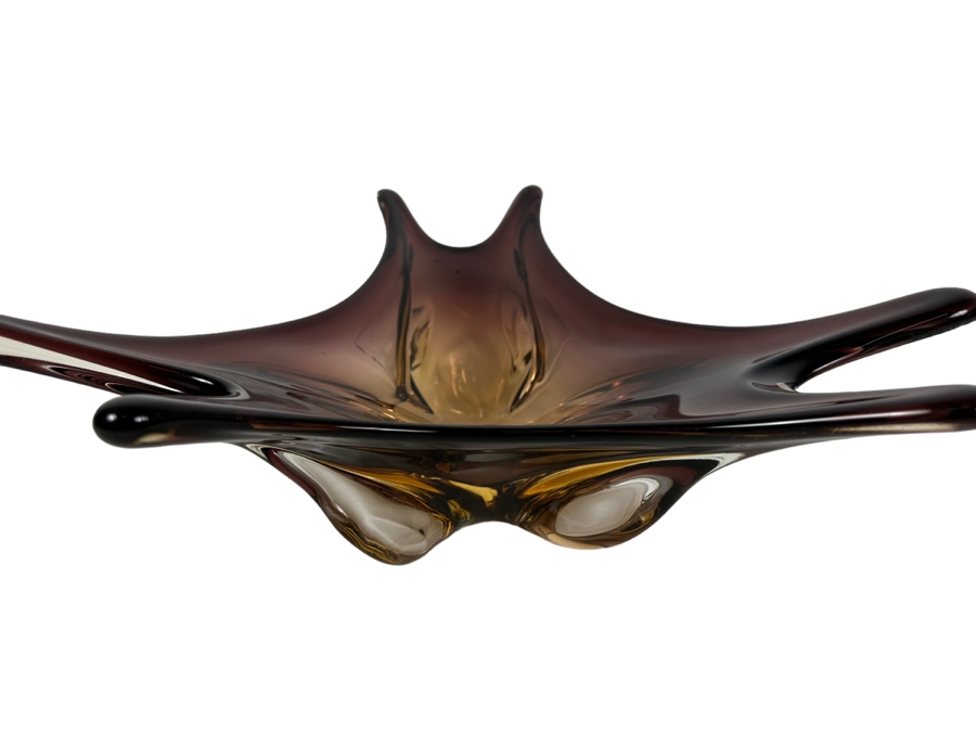 Vintage Italian Murano Glass Bowl 13.5'W X 12'D X 4'H [Photo 3]