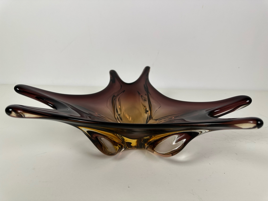 Vintage Italian Murano Glass Bowl 13.5'W X 12'D X 4'H [Photo 5]