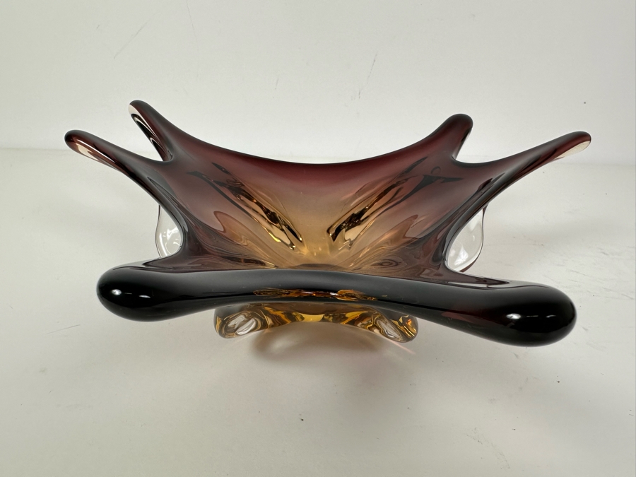 Vintage Italian Murano Glass Bowl 13.5'W X 12'D X 4'H [Photo 6]