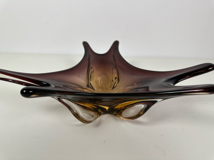 Vintage Italian Murano Glass Bowl 13.5'W X 12'D X 4'H [Photo 9]