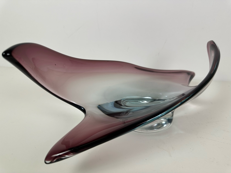 Vintage Italian Murano Glass Bowl 17'W X 8'D X 6'H [Photo 4]