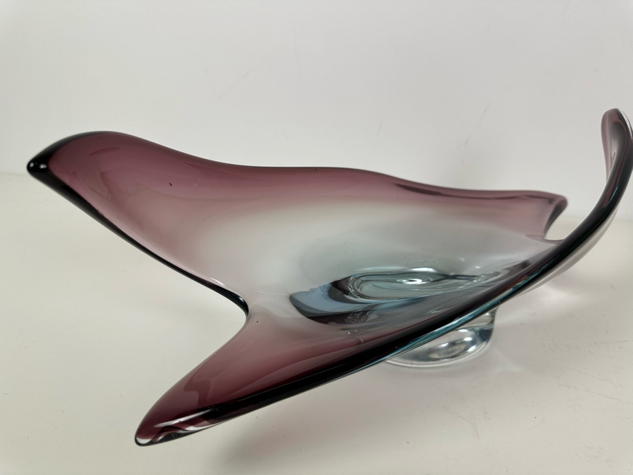 Vintage Italian Murano Glass Bowl 17'W X 8'D X 6'H [Photo 5]