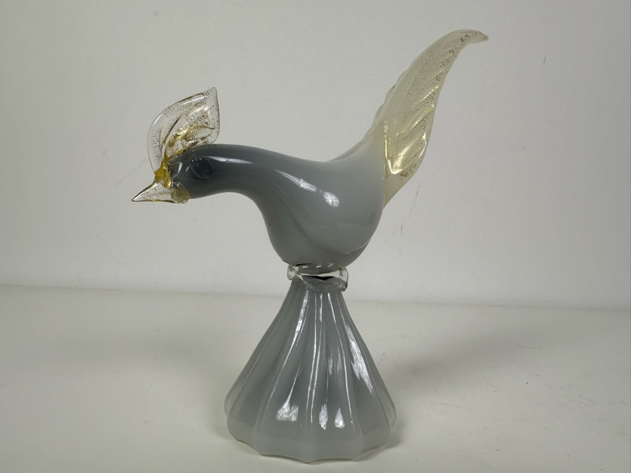 Venetian Glass Murano Italy Bird Figurine 7'H [Photo 2]