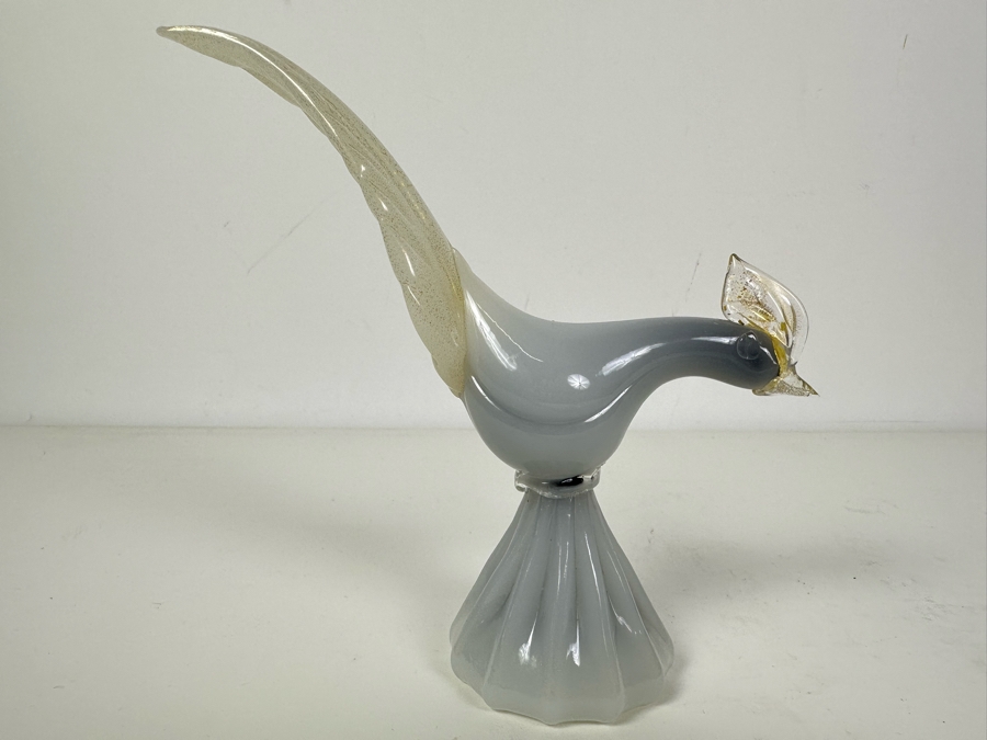Venetian Glass Murano Italy Bird Figurine 7'H [Photo 4]