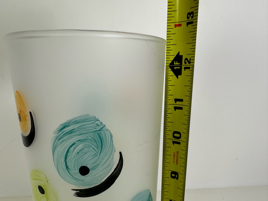 Kosta Boda Hand Painted Art Glass Vase 12.5'H [Photo 6]