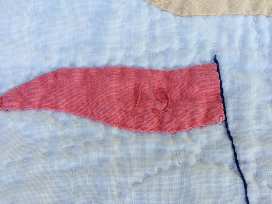 1936 Quilt with Clowns, Balloons, Carousel Horses [Photo 10]