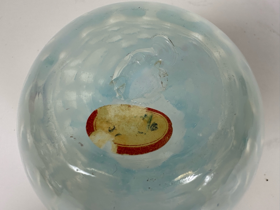 Victorian Art Glass Bowl 3'H [Photo 6]