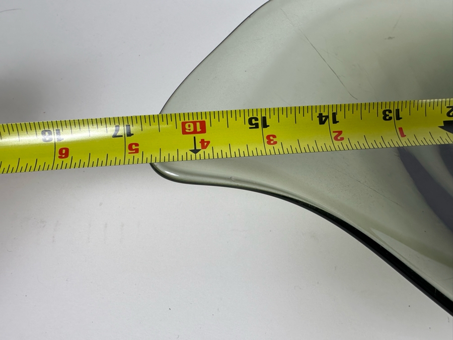 Vintage Viking Glass Charcoal Console Platter Bowl 17'W X 12'D [Photo 6]