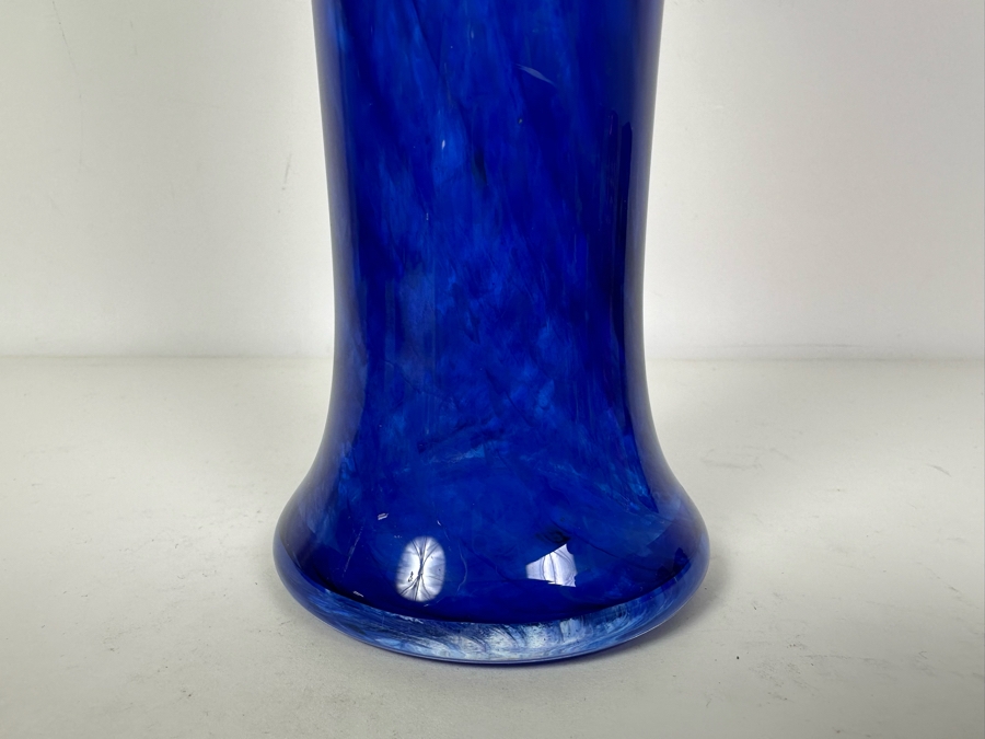 Arist Signed Art Glass Vase 12'H [Photo 5]