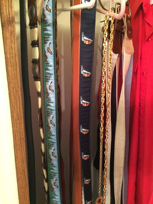 Entire Contents of Walk-In Closet - Shoes, Clothes, Scale [Photo 13]