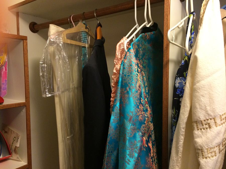 Entire Contents of Walk-In Closet - Shoes, Clothes, Scale [Photo 5]