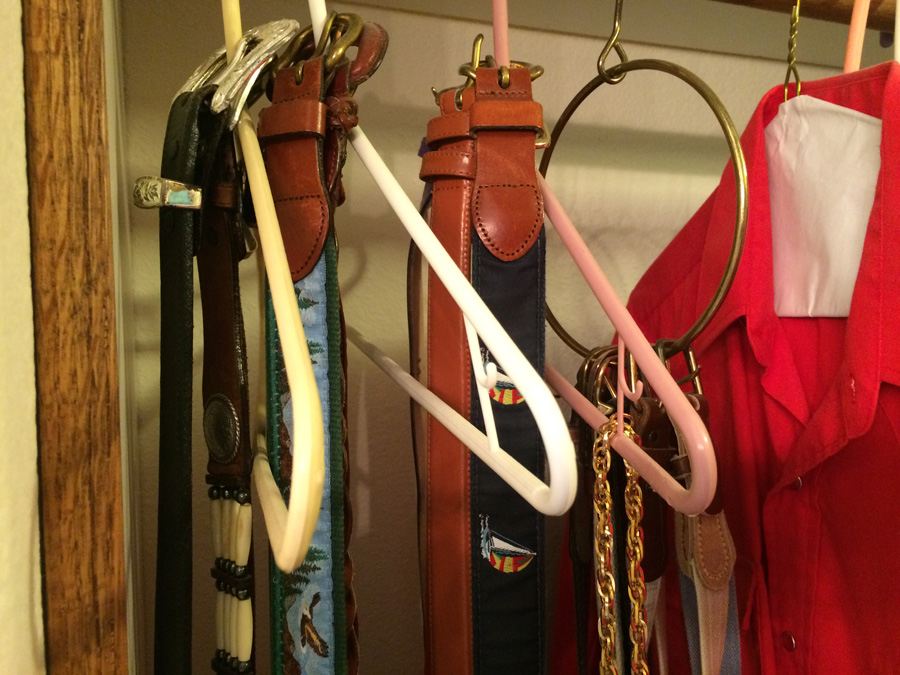 Entire Contents of Walk-In Closet - Shoes, Clothes, Scale [Photo 11]