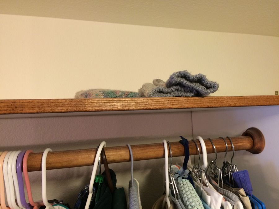 Entire Contents of Walk-In Closet - Shoes, Clothes, Scale [Photo 27]