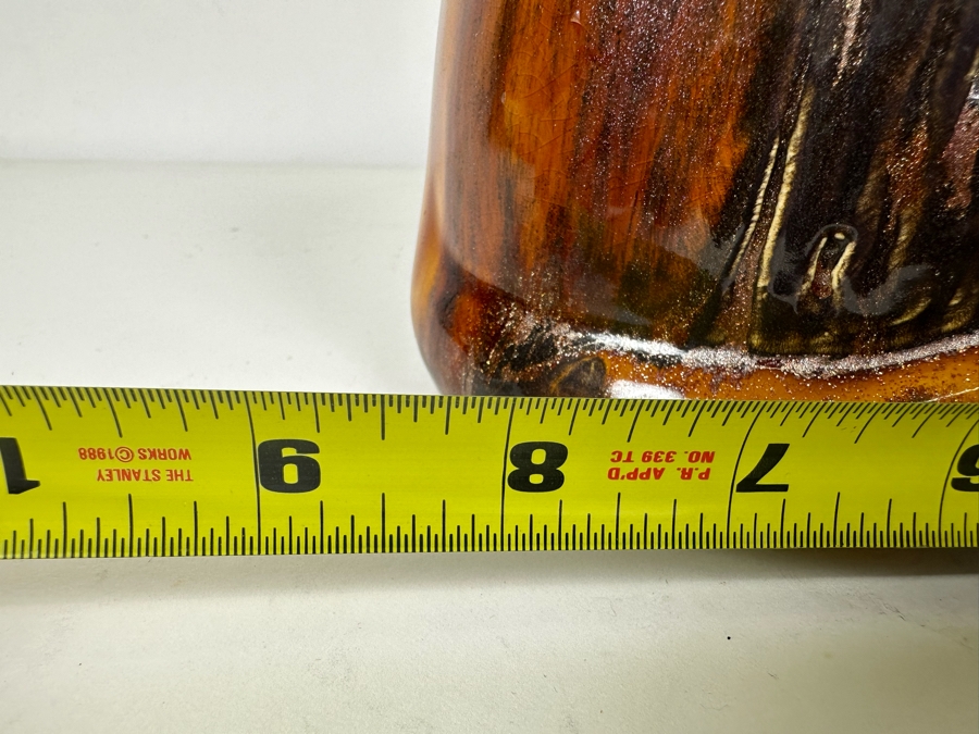 Vintage Abstract Ceramic Cat Studio Pottery Figurine 8.5'W X 7.5'H [Photo 7]