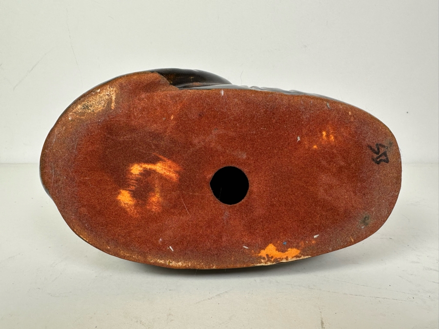 Vintage Abstract Ceramic Cat Studio Pottery Figurine 8.5'W X 7.5'H [Photo 6]