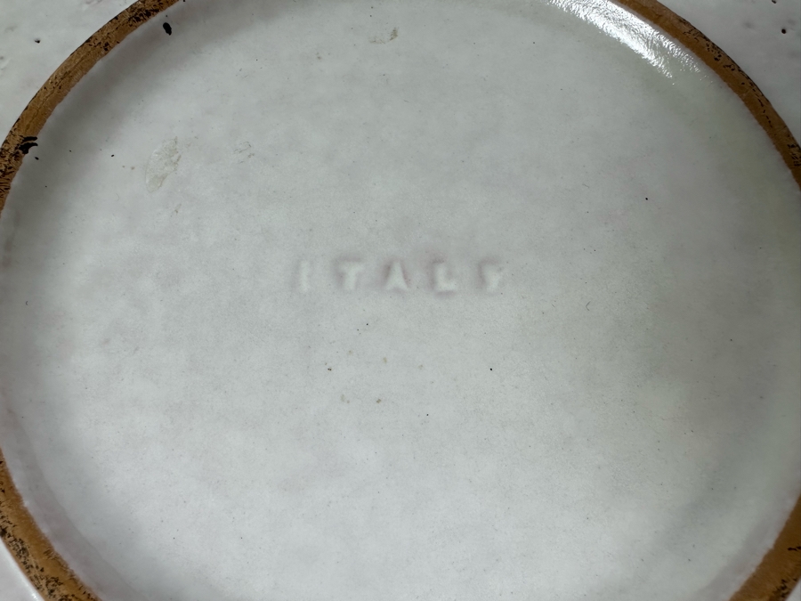 Vintage MCM Bitossi Italian Ceramic Pottery Ashtray 8'W X 2'H [Photo 8]