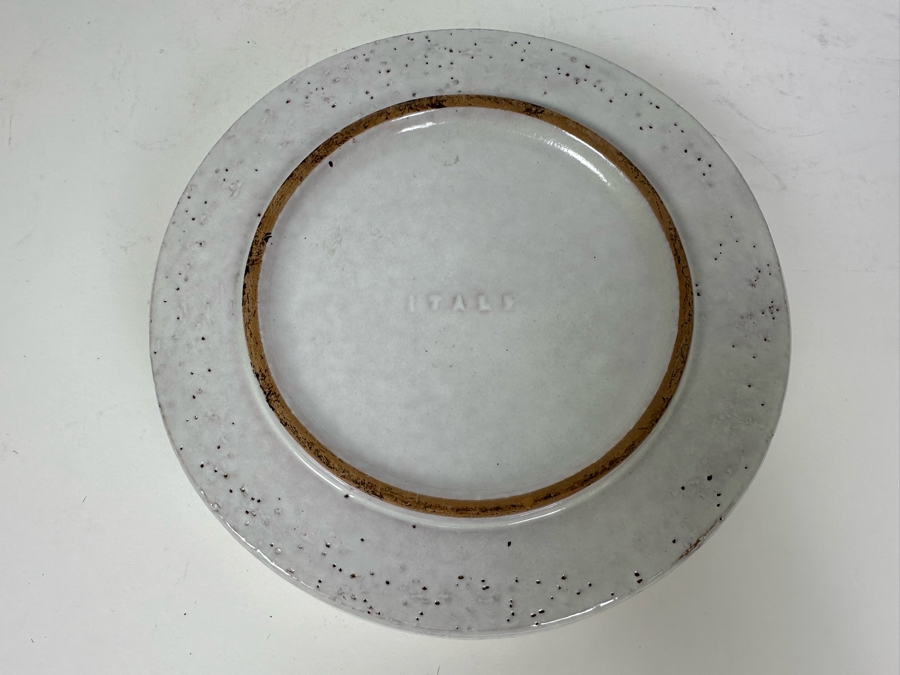 Vintage MCM Bitossi Italian Ceramic Pottery Ashtray 8'W X 2'H [Photo 7]