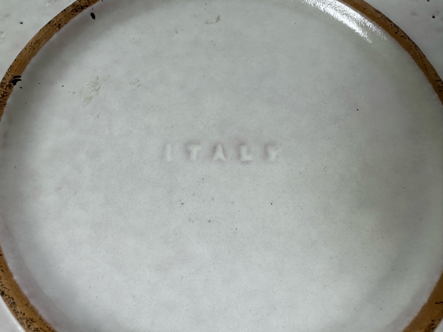 Vintage MCM Bitossi Italian Ceramic Pottery Ashtray 8'W X 2'H [Photo 9]