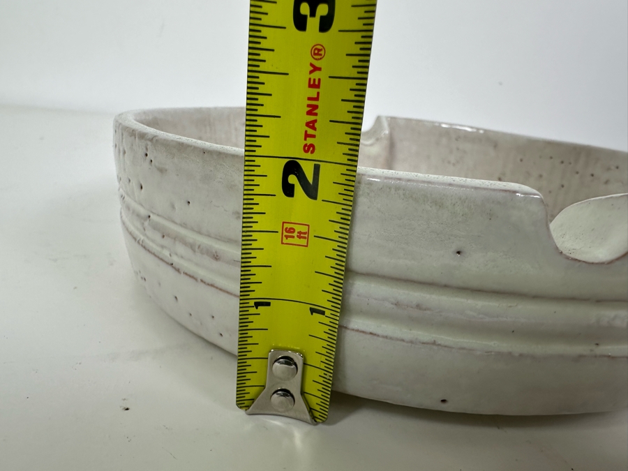 Vintage MCM Bitossi Italian Ceramic Pottery Ashtray 8'W X 2'H [Photo 11]