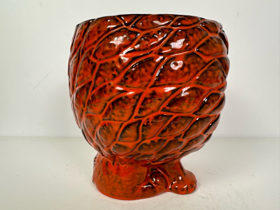 Vintage MCM Italian Ceramic Planter For Rosenthal Netter - See Photos For Chip In Foot 8H [Photo 6]