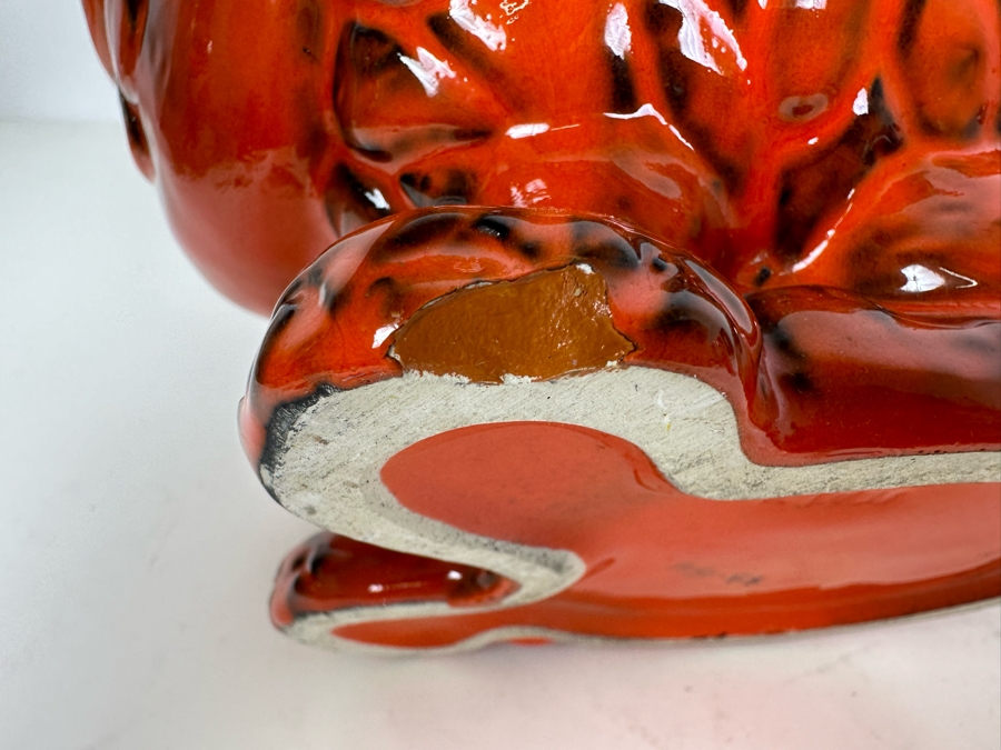 Vintage MCM Italian Ceramic Planter For Rosenthal Netter - See Photos For Chip In Foot 8H [Photo 2]