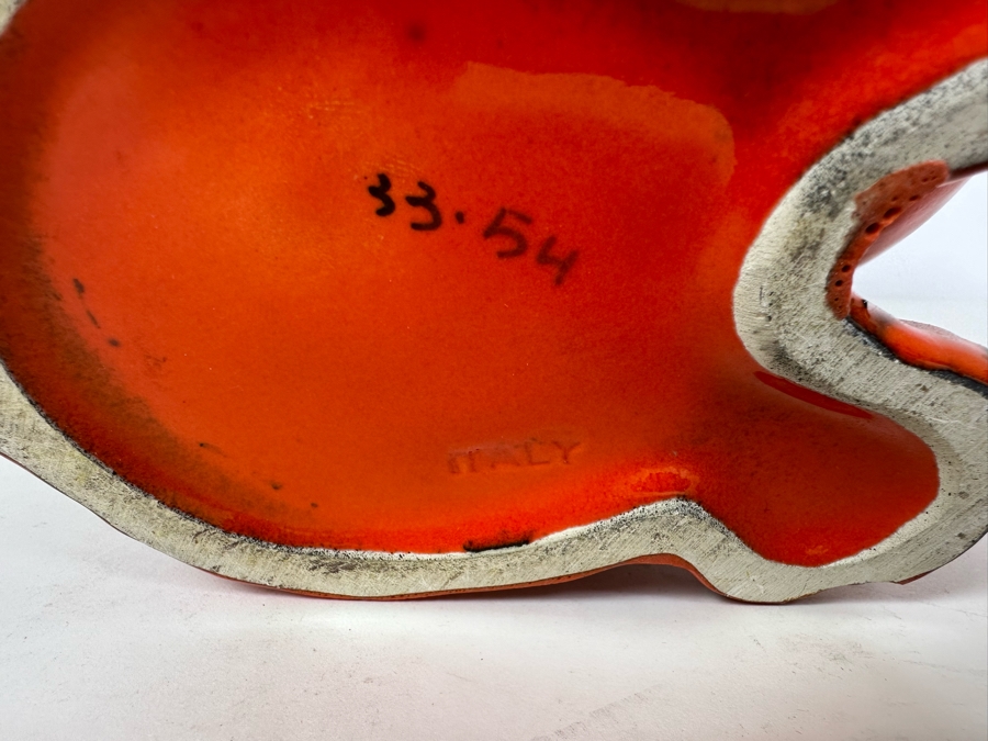 Vintage MCM Italian Ceramic Planter For Rosenthal Netter - See Photos For Chip In Foot 8H [Photo 8]