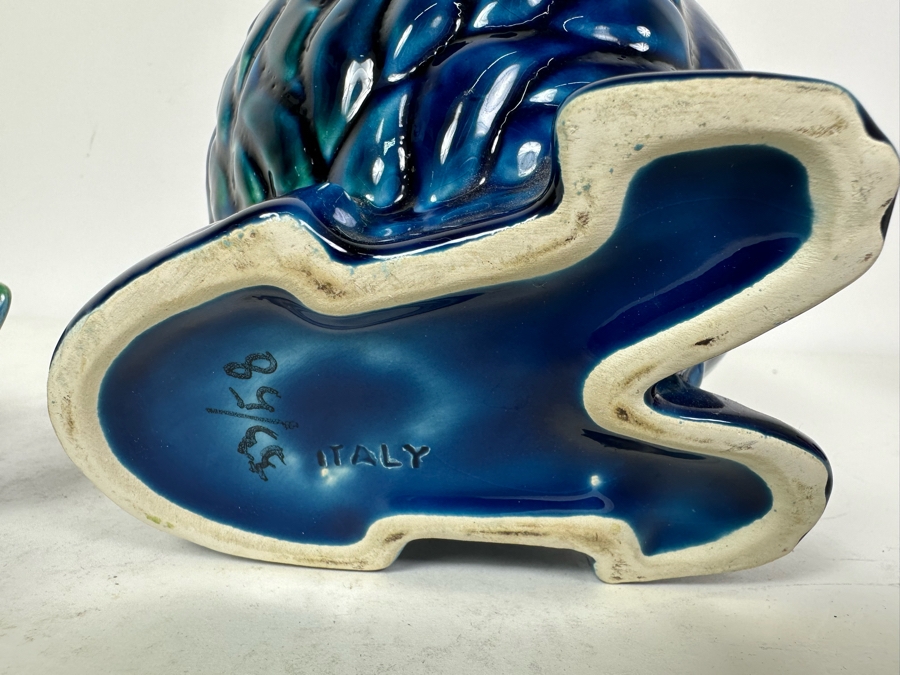 Vintage MCM Italian Ceramic Lion With Lid (Has Been Repaired - See Photos) 5'W X 6'H [Photo 8]