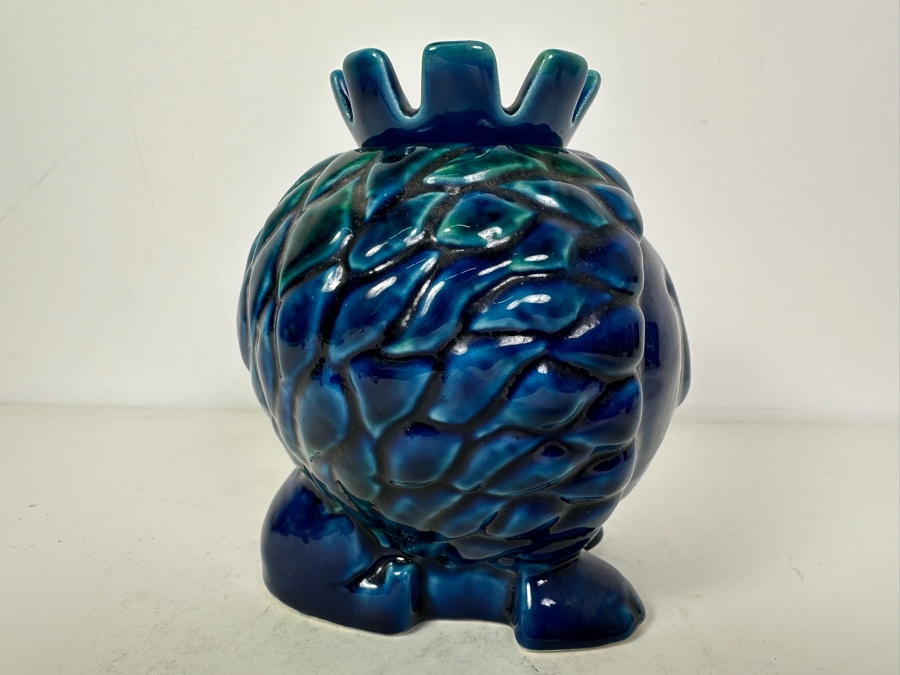 Vintage MCM Italian Ceramic Lion With Lid (Has Been Repaired - See Photos) 5'W X 6'H [Photo 6]