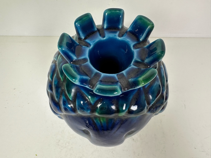 Vintage MCM Italian Ceramic Lion With Lid (Has Been Repaired - See Photos) 5'W X 6'H [Photo 3]