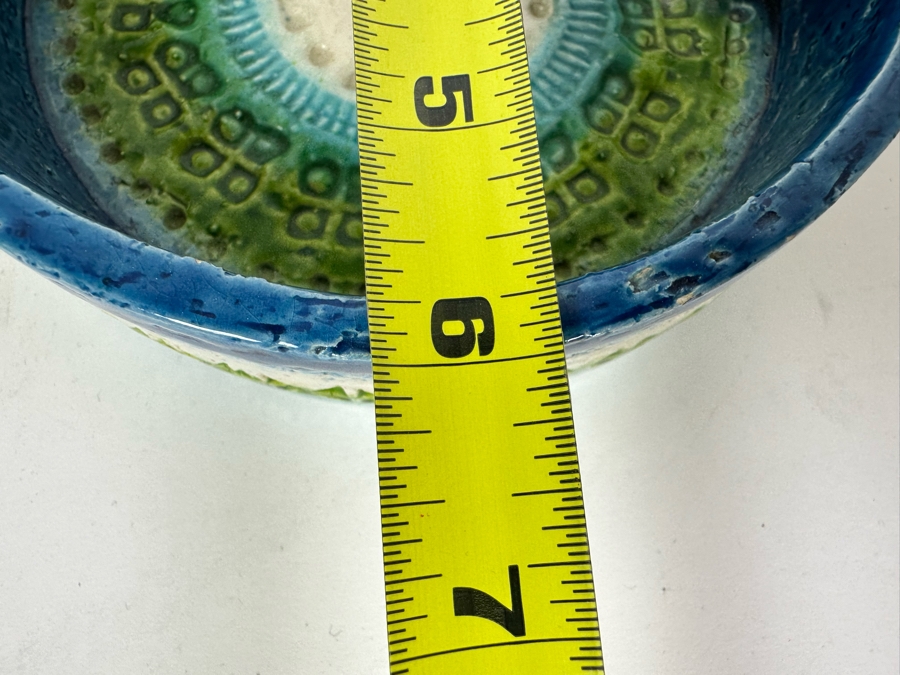 Vintage MCM Bitossi Italian Ceramic Pottery Ashtray 6'R X 2'H [Photo 8]