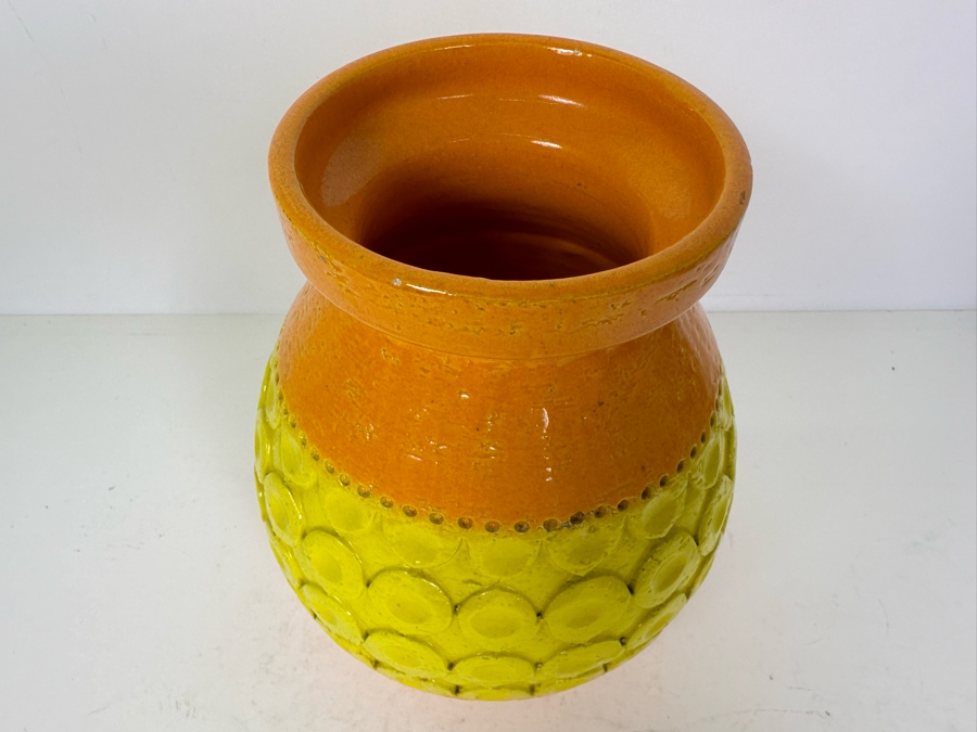 Vintage MCM Bitossi Italian Ceramic Pottery Vase 8'H [Photo 3]