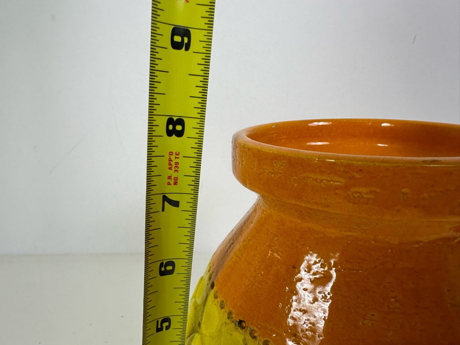 Vintage MCM Bitossi Italian Ceramic Pottery Vase 8'H [Photo 9]