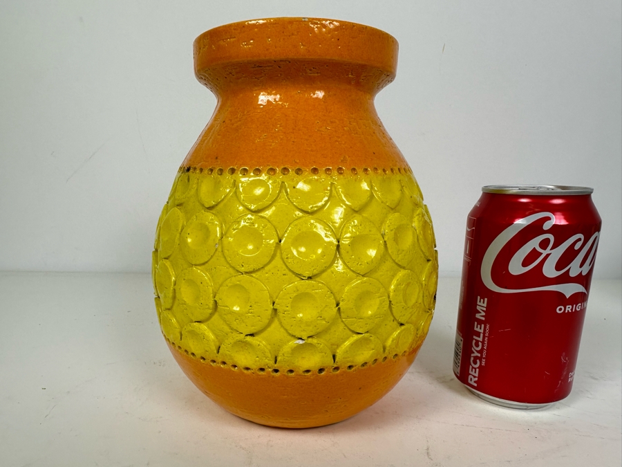 Vintage MCM Bitossi Italian Ceramic Pottery Vase 8'H [Photo 8]