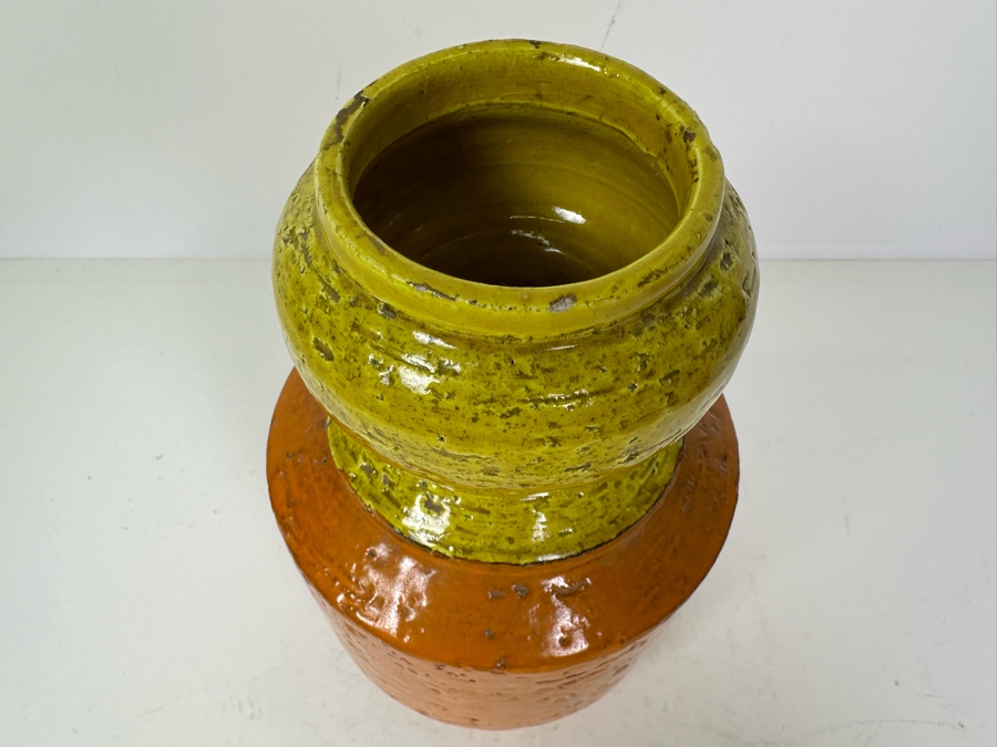 Vintage MCM Bitossi Italian Ceramic Pottery Vase Created In Italy 8'H [Photo 2]