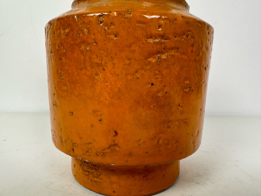 Vintage MCM Bitossi Italian Ceramic Pottery Vase Created In Italy 8'H [Photo 3]