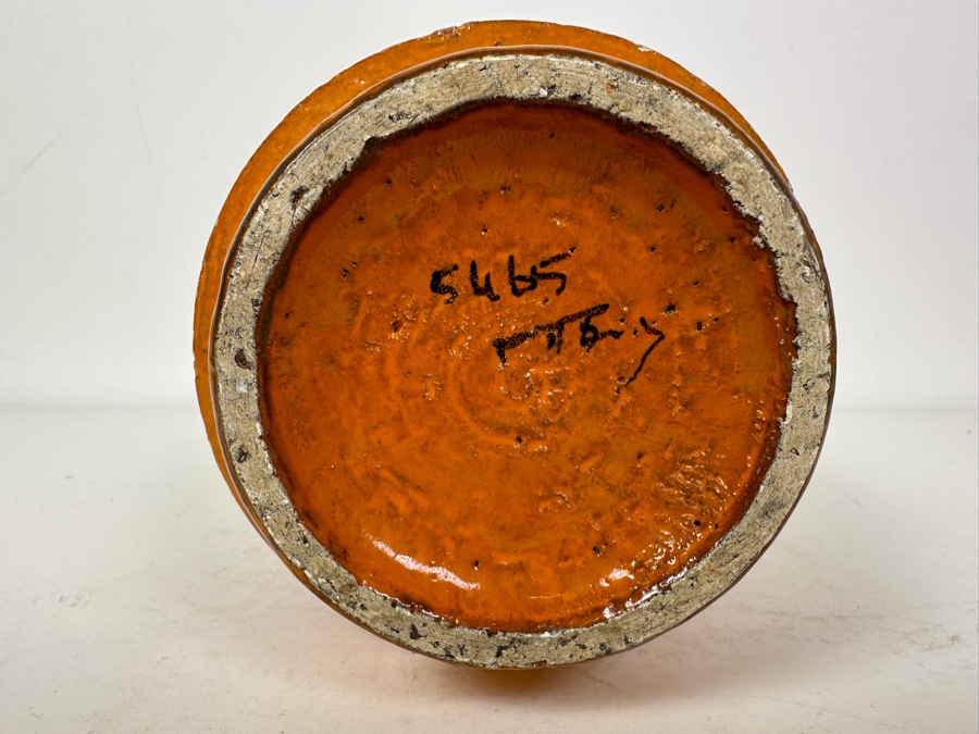 Vintage MCM Bitossi Italian Ceramic Pottery Vase Created In Italy 8'H [Photo 6]