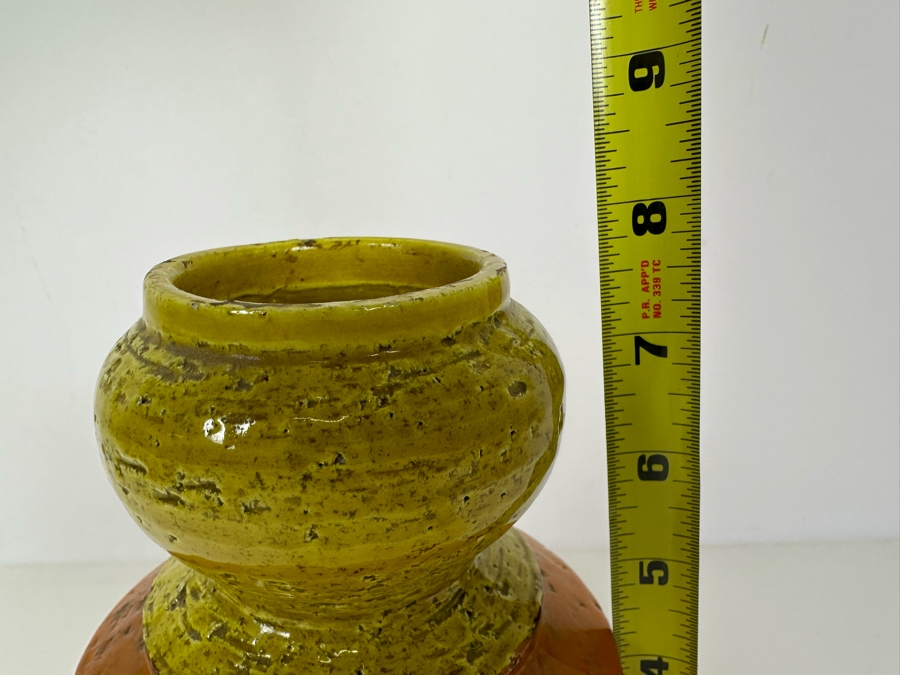 Vintage MCM Bitossi Italian Ceramic Pottery Vase Created In Italy 8'H [Photo 9]