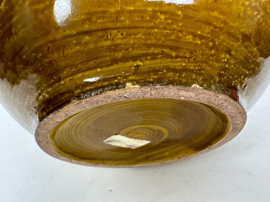 Vintage MCM Bitossi Italian Ceramic Pottery Vessel Pitcher With Handle 10'H [Photo 8]