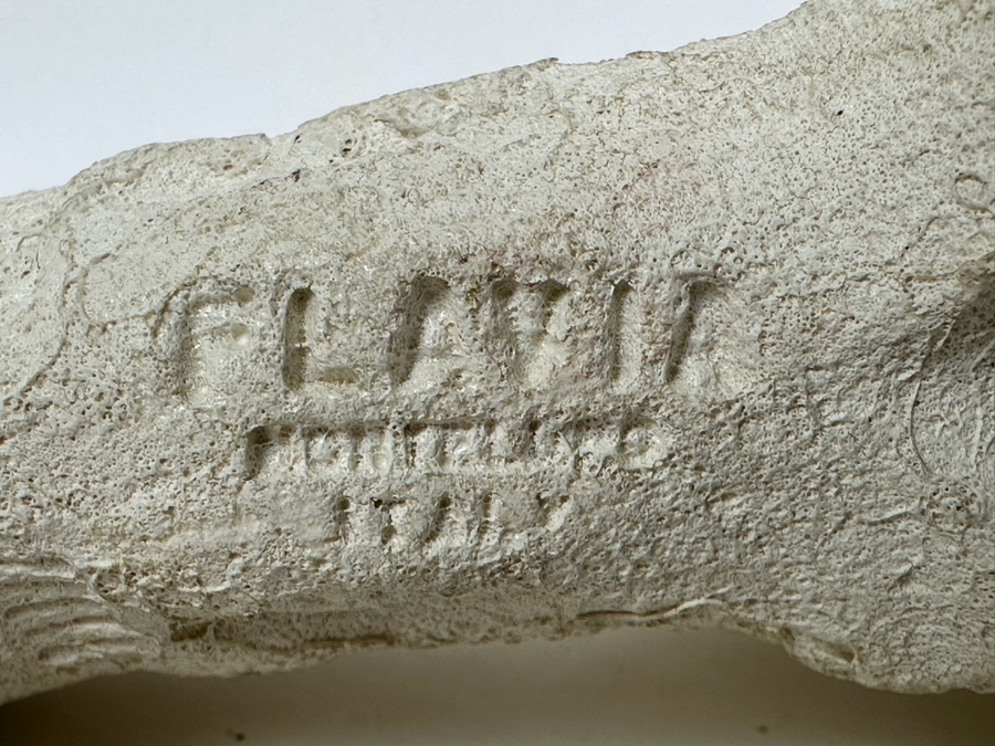 Vintage Mid-Century Modern Flavia Montelupo Pottery Abstract Lion Sculpture Italy Aldo Londi 7'W X 3.5'H [Photo 8]