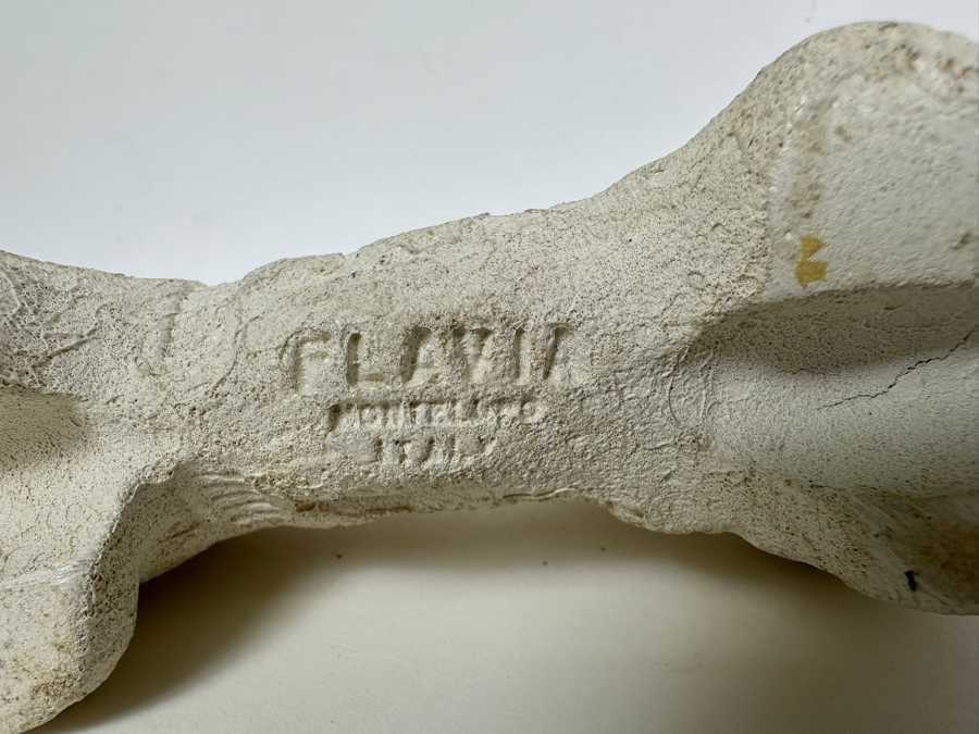 Vintage Mid-Century Modern Flavia Montelupo Pottery Abstract Lion Sculpture Italy Aldo Londi 7'W X 3.5'H [Photo 7]