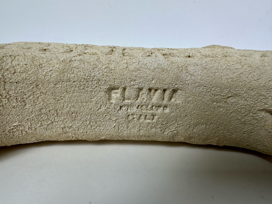 Vintage Mid-Century Modern Flavia Montelupo Pottery Abstract Cat Sculpture Italy Aldo Londi 7'W X 4.25'H [Photo 7]