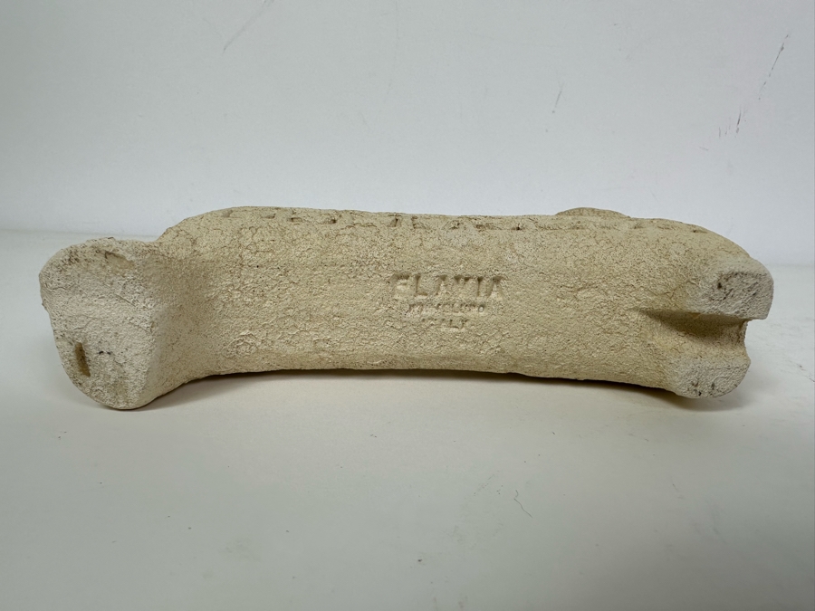 Vintage Mid-Century Modern Flavia Montelupo Pottery Abstract Cat Sculpture Italy Aldo Londi 7'W X 4.25'H [Photo 6]