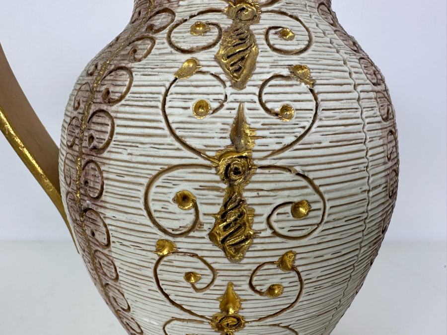 Vintage MCM Aldo Londi Bitossi Italian Ceramic Pottery Pitcher 10'H [Photo 6]