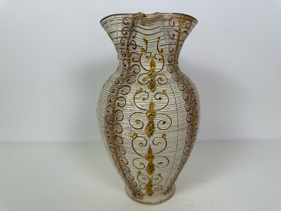 Vintage MCM Aldo Londi Bitossi Italian Ceramic Pottery Pitcher 10'H [Photo 4]