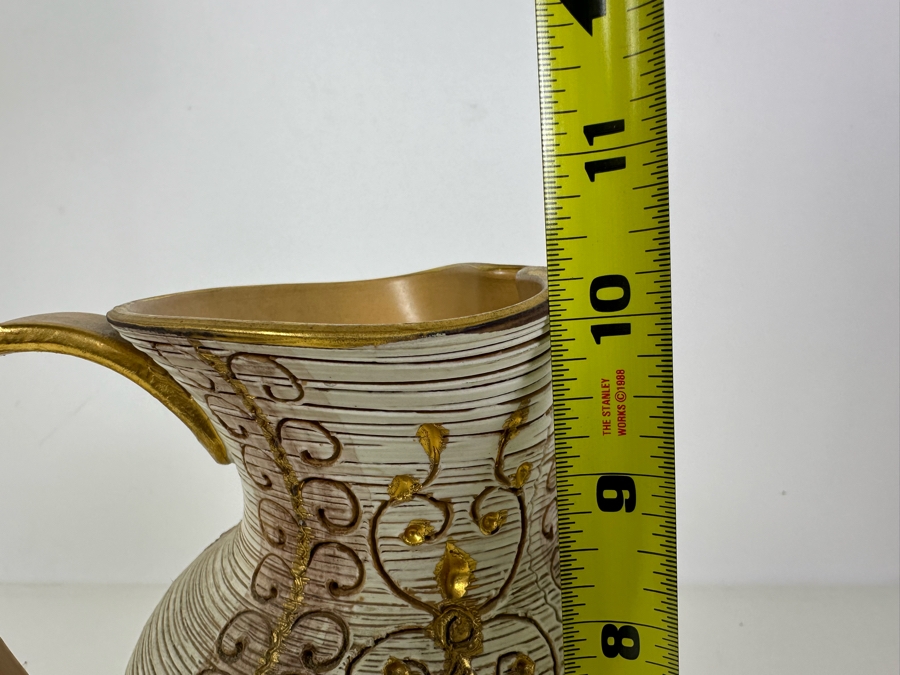 Vintage MCM Aldo Londi Bitossi Italian Ceramic Pottery Pitcher 10'H [Photo 8]